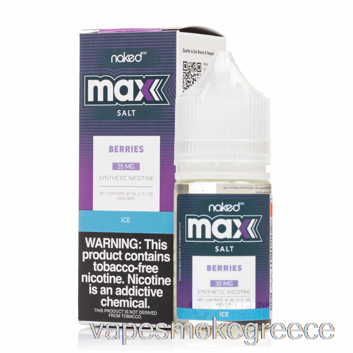 Vape Greece Ice Berries - γυμνό μέγιστο αλάτι - 30ml 50mg